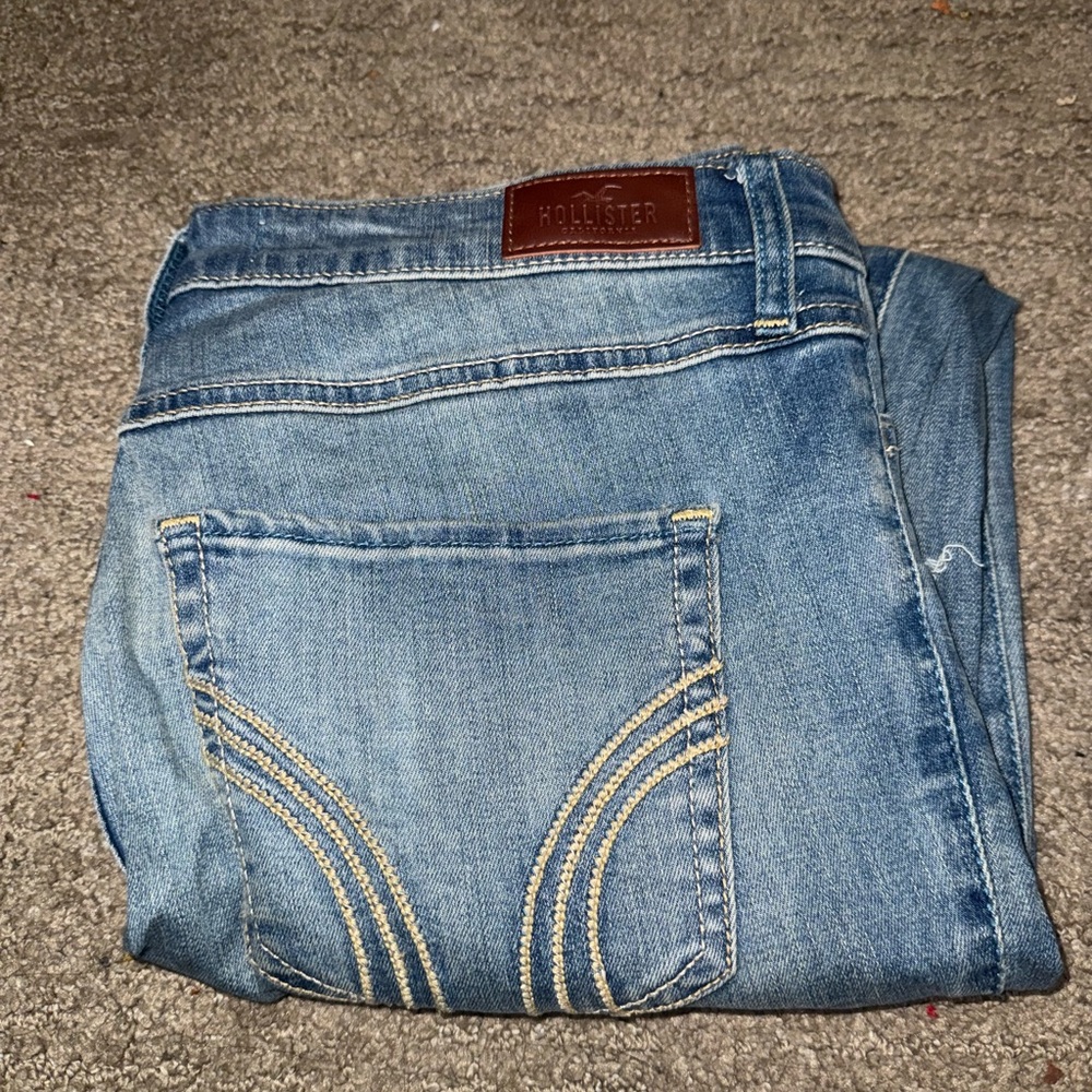 Hollister Women's Light Blue Denim Jeans